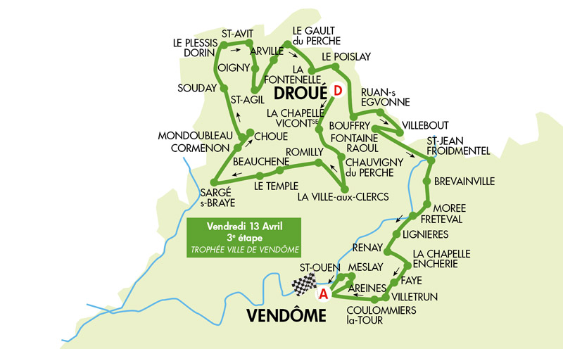 Départ Droué-Vendôme